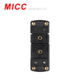 MICC K / J / T / N / S conector mini tipo omega macho y hembra